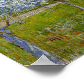 ピンクオーチャード(F555)ヴァンゴッホファインアート ポスター (角)