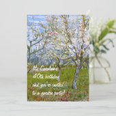 ピンクオーチャード(F555)ヴァンゴッホファインアート 招待状 (スタンド正面)