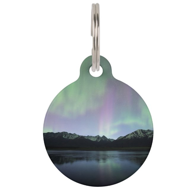 ピンクオーロラ ペット　ネームタグ (裏面)