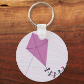 ピンクカイト キーホルダー (正面)