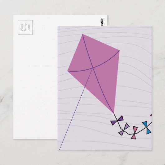 ピンクカイト ポストカード (正面/裏面)