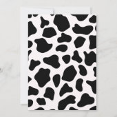 ピンクカウガールディスコバースデー 招待状 (裏面)