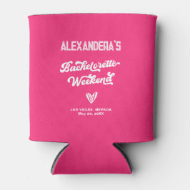 ピンクカウガールブライダルシャンパン 缶クーラー