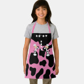ピンクカウチョウオールオーバープリントエプロン エプロン (インサイチュ)