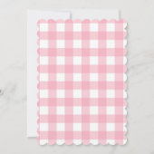 ピンクカウボーイブライダルシャワー招待 招待状 (裏面)