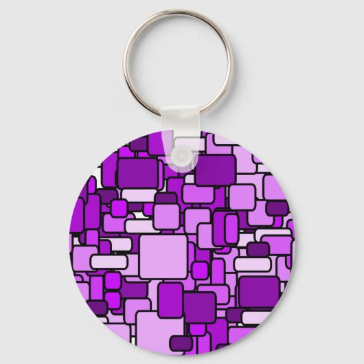 ピンクカオスキーチェーン キーホルダー (正面)