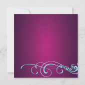 ピンクカクテルタイムバチェロレッテ招待状 招待状 (裏面)