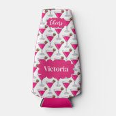 ピンクカクテルネーム応援ズセルツァーカンCo ボトルクーラー (正面)