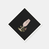 ピンクカクテルバチェロレッテ スタンダードカクテルナプキン (角)