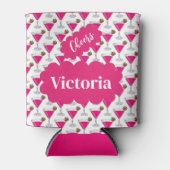 ピンクカクテル名応援 缶クーラー (正面)