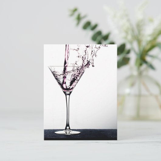 ピンクカクテル ポストカード (スタンド正面)