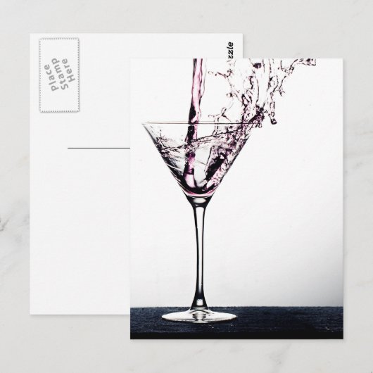 ピンクカクテル ポストカード (正面/裏面)