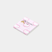 ピンクカスタマイズのハート先生に関する注意事項 ポストイット (アングル)