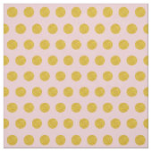 ピンクカスタマイズの独自の金ゴールド水玉模様 ファブリック (見本)