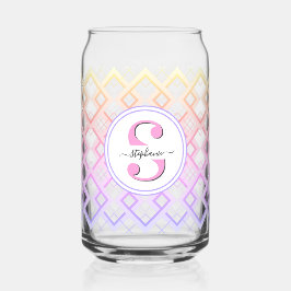 ピンクカスタマイズの花嫁のメイドの贈り物 ガラス缶