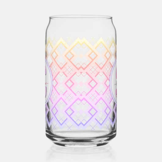 ピンクカスタマイズの花嫁のメイドの贈り物 ガラス缶 (右)