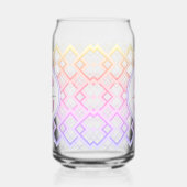 ピンクカスタマイズの花嫁のメイドの贈り物 ガラス缶 (左)