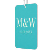 ピンクカスタムとターコイズハート車の空気清浄機 カーエアーフレッシュナー (左)