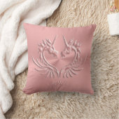 ピンクカスタムスカリードラゴンハート クッション (ブランケット)