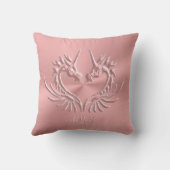 ピンクカスタムスカリードラゴンハート クッション (裏面)