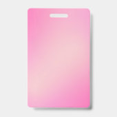 ピンクカスタムパーソナライズされたバッジ名タグQRcode バッジ (裏面)