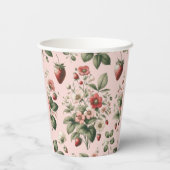 ピンクカスタムベリー スウィートストロベリー 紙コップ (裏面)