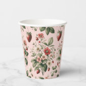 ピンクカスタムベリー スウィートストロベリー 紙コップ (正面)