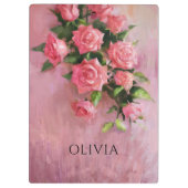 ピンクカスタム色の色合いの夢 クリップボード (裏面)