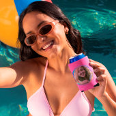 ピンクカスタム 40歳の誕生日 グルービー ディスコボール フォト 缶クーラー