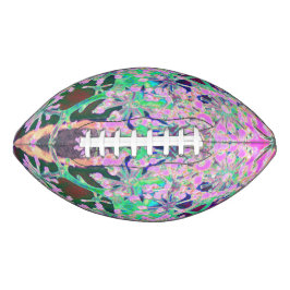 ピンクカッコいいとライムグリーンの抽象芸術レトロ自然 アメリカンフットボール