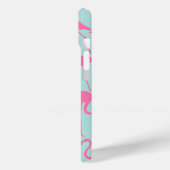 ピンクカッコいいのフラミンゴ模様 Case-Mate iPhoneケース (裏面 / 左)