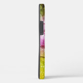 ピンクカッコいいの緑のユニーク水色の渦巻きパターン Case-Mate iPhoneケース (裏面 / 右)