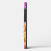 ピンクカッコいいの緑のユニーク水色の渦巻きパターン Case-Mate iPhoneケース (裏面 / 左)