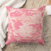 ピンクカッコいいの迷彩模様 クッション (ブランケット)