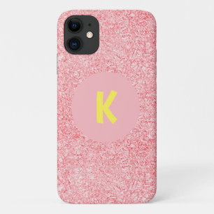 ピンクカッコいいガールズクリスタルスパークルパーソナライズされた iPhone 11 ケース