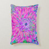 ピンクカッコいいブルーとパープルダアートリア開花 アクセントクッション (正面(垂直))