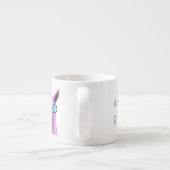 ピンクカッコいいラマ! エスプレッソカップ (裏面)