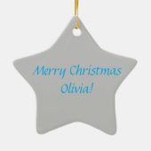 ピンクカッコいいラマ！ セラミックオーナメント (裏面)