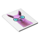 ピンクカッコいいラマ！ ノートパッド (アングル)