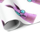 ピンクカッコいいラマ! ラッピングペーパー (ロールコーナー)