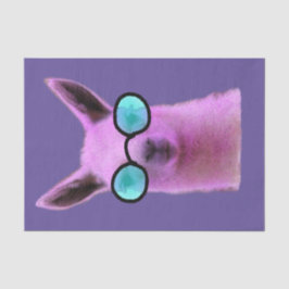 ピンクカッコいいラマ！ 薄葉紙