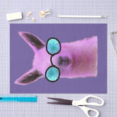 ピンクカッコいいラマ！ 薄葉紙 (クラフト)