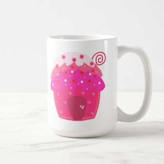 ピンクカップケーキの家 コーヒーマグカップ (右)