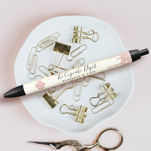 ピンクカップケーキグリッタードリップスペストリーシェフベーカリー金ゴールド 黒ボールペン