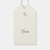 ピンクカップケーキジェネリックオールパーパスギフトラベル ギフトタグ (裏面)