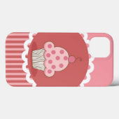 ピンクカップケーキデザイン Case-Mate iPhoneケース (裏面 (横))