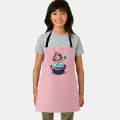 ピンクカップケーキプリンセス エプロン (インサイチュ)