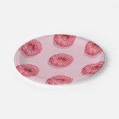 ピンクカップケーキ紙プレート ペーパープレート (アングル)