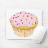 ピンクカップケーキ マウスパッド (マウス)