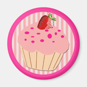 ピンクカップケーキ マグネット
